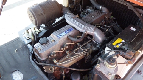 Xe nâng dầu 3.5 tấn TOYOTA 6FD35 Số Sàn - Nâng Cao 4m (Gật Gù)