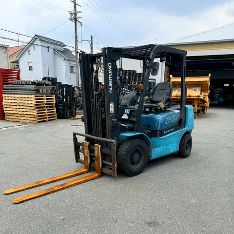 Xe nâng dầu cũ 2.5 tấn Sumitomo 11FD25PAXI98D chui container dịch càng đời 2011 - D2L-10442