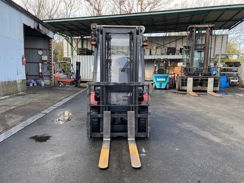 Xe nâng điện cũ ngồi lái 2 tấn NYK FB20PN-77B-300 Đời 2016 (Bình Hitachi 545Ah)