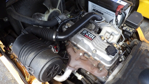 Xe nâng dầu cũ 1.5 tấn Toyota 7FD15 tháp 5.5m 3 tầng dịch giá đời 2002 - 17733