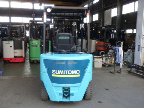 Xe nâng điện ngồi lái 3.5 tấn SUMITOMO 52FB35PXIII Đời 2022 (Chui Cont - Lướt 794 Giờ)