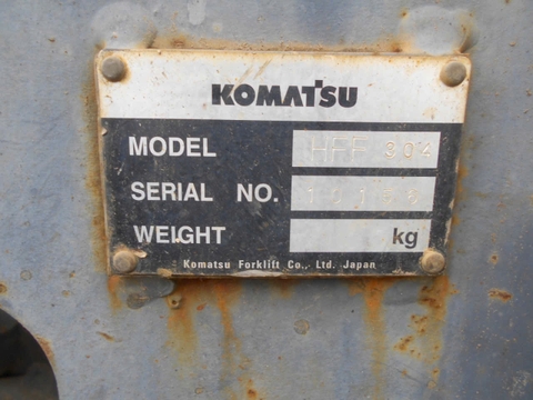 Xe nâng dầu cũ 3 tấn Komatsu FD30T-16 đời 2005 nâng cao 6m gật gù lốp kép cực đẹp - 705869