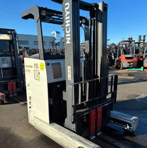 Xe nâng đứng lái NICHIYU 1.5 tấn FBRMW15L-80B Chui Container - Nâng Cao 4.5m