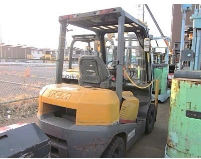 Xe nâng dầu 2.5 tấn TCM FD25T3 Đời 2007 (Động cơ TD27 Huyền Thoại)