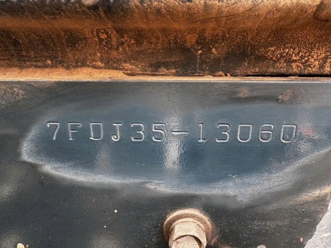 Xe nâng dầu 3 tấn TOYOTA 7FD30 Số Sàn (Đời 2000 - Nâng Cao 4m)