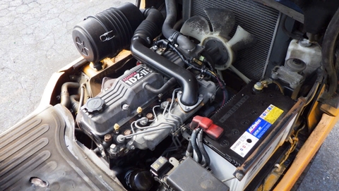 Xe nâng dầu cũ 1.5 tấn Toyota 7FD15 tháp 5.5m 3 tầng dịch giá đời 2002 - 17733