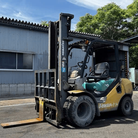 Xe nâng dầu 3 tấn KOMATSU FD30C-16 số sàn lốp kép gật gù - 748813