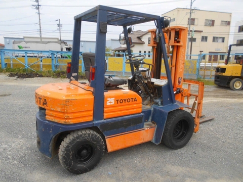 Xe nâng dầu 2.5 tấn TOYOTA 5FD25 Số Sàn (Lốp Kép - Gật Gù)