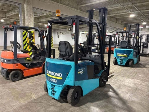 Xe nâng điện 1.5 tấn SUMITOMO 41FB15PXIII Đời 2020 - Nâng Cao 4.03m (Dịch Giá)