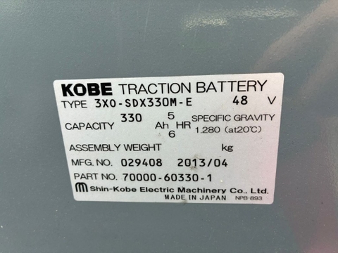 Xe nâng điện cũ 1 tấn NYK FB10P-75-300 đời 2013 Nhật bãi ngồi lái giá rẻ - 221AC4646