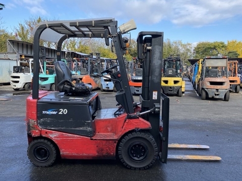 Xe nâng điện cũ ngồi lái 2 tấn NYK FB20PN-77B-300 Đời 2016 (Bình Hitachi 545Ah)