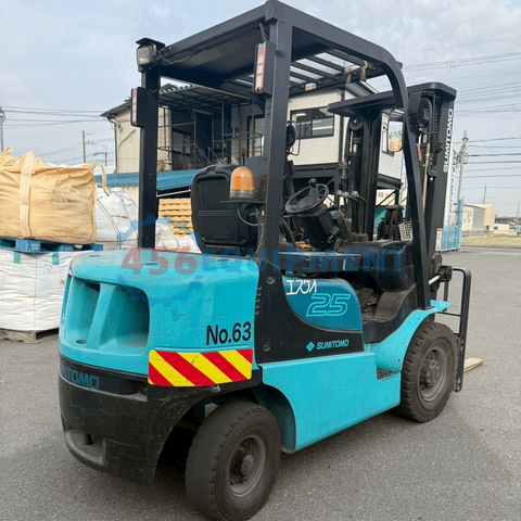Xe nâng dầu 2.5 tấn Sumitomo 11FD25PAX98D/D2L-00734 năm 2008
