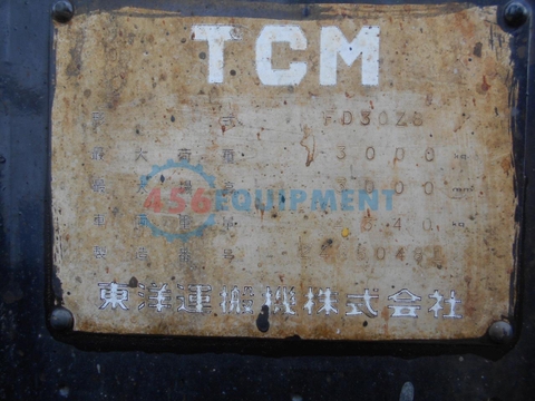 Xe nâng dầu 3 tấn TCM FD30Z8/24R60481