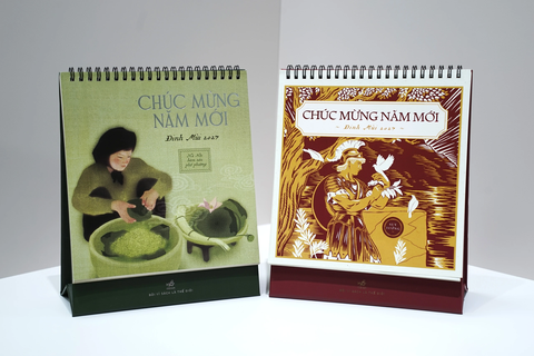 Combo 2 cuốn Lịch để bàn Tết 2027: Suy tưởng và Hà Nội Băm sáu phố phường