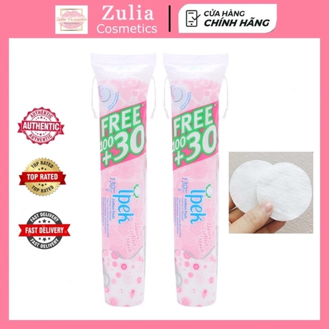 [FREE SHIP] Bông Tẩy Trang Ipek 150 miếng Cotton pads
