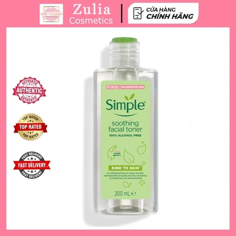 [FREE SHIP] Toner Nước Hoa Hồng Simple