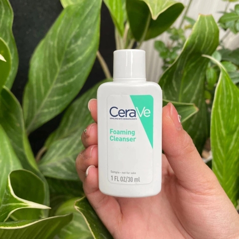 Sữa Rửa Mặt CeraVe Foaming Cleanser 30ml #Da Dầu