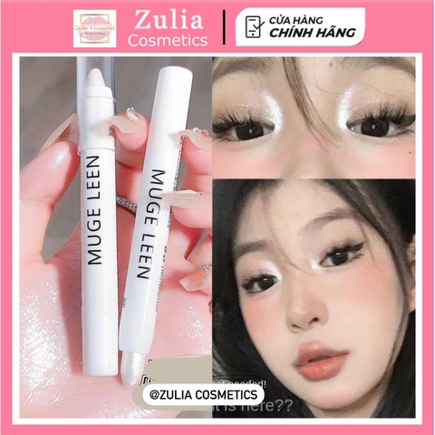Bút kẻ mắt trắng, bút nhũ mắt Mugelen phấn bắt sáng trang điểm makeup highlight không trôi