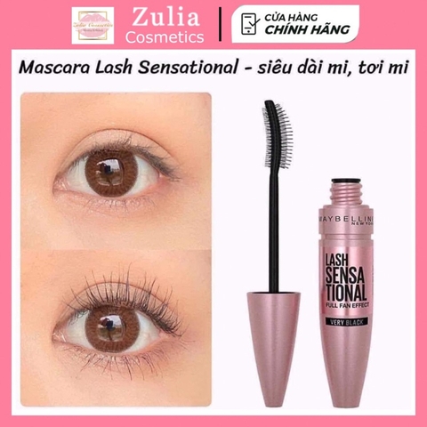 [FRE SHIP] Mascara Chuốt mi Maybelline Hồng Lash Sensa  Mỹ