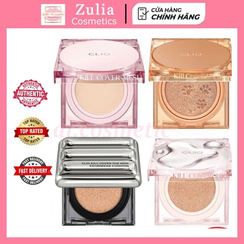 [FREE SHIP] Cushion Clio Kill Cover Founwear tặng kèm lõi