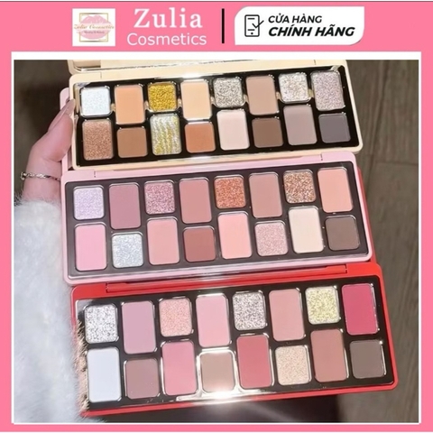[QianYan] Bảng Phấn Mắt QianYan Cheeryep 16 Ô, Tone Màu Đa Dạng, Nhũ Lì, 13g (NHẬP KHẨU CHÍNH HÃNG)