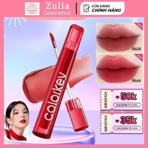 Son Velvet COLORKEY Chất Son Kem Nhung, Mịn Lì, Mềm Mượt Trên Môi 3g