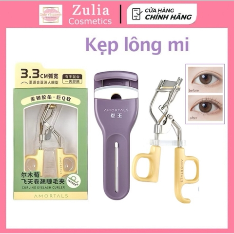 [AMORTALS] Kẹp Bấm Mi AMORTALS Uốn Cong Tự Nhiên Màu Vàng Xinh Xắn, Giữ Mi Lâu, Dễ Dùng Cho Người Mới