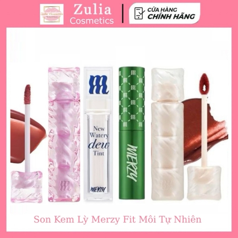 Son Kem Lỳ Merzy Fit Môi Tự Nhiên Water Fit Blur Tint 3.7g