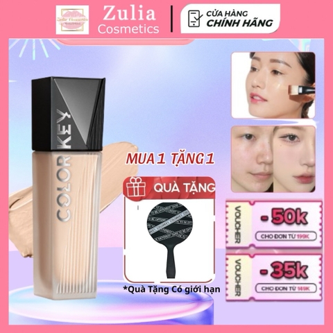 [COLORKEY] Kem Nền Colorkey Dạng Lỏng Kiềm Dầu Mỏng Nhẹ Mịn Màng Lâu Trôi Lasting Flawless Liquid 30g