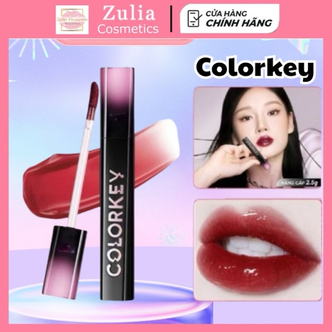 Son Bóng COLORKEY, Gương Bóng Căng Mọng, Lâu Trôi, Son môi bóng 2.5g