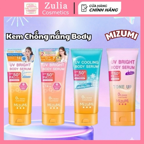 [MIZUMI] Kem Chống Nắng MizuMi UV Bright Body Serum 180ml