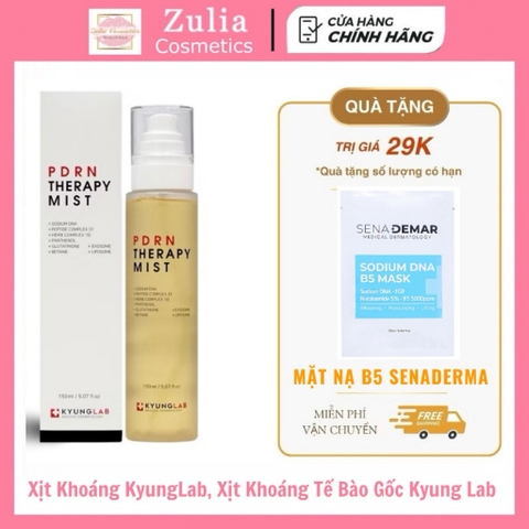Xịt Khoáng KyungLab, Xịt Khoáng Tế Bào Gốc Kyung Lab PDRN Therapy Mist 150ml làm dịu da ,dưỡng trắng