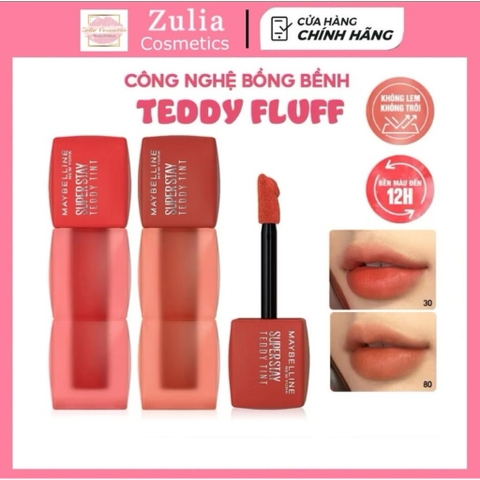 Son Kem Bông Bền Màu Superstay Teddy Tint Maybelline New York 5ml