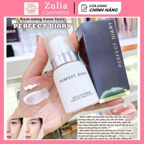 [PERFECT DIARY] Kem Nâng Tone PERFECT DIARY, Làm Sáng & Dưỡng Ẩm Cho Da Nâng Tone Tự Nhiên, 40g
