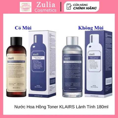 [NHẬP KHẨU] TONER KHÔNG MÙI KLAIRS CHO DA NHẠY CẢM