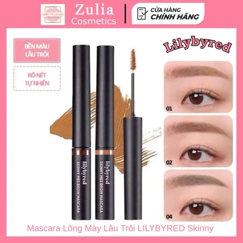 [LILYBYRED] Mascara Lông Mày Lâu Trôi LILYBYRED Skinny Mes Brow Mascara 3.5g (Hàng Công Ty)