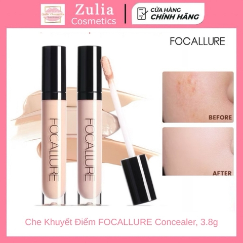 [FOCALLURE] Che Khuyết Điểm FOCALLURE Vỏ Đen, High Cover Concealer, 3.8g (FA52)