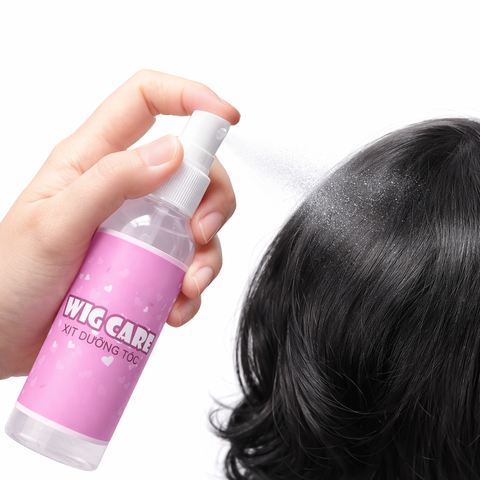 Xịt Dưỡng Tóc Giả Cao Cấp 50ml / 100ml – Dưỡng Mềm, Gỡ Rối, Giữ Form Tóc Giả Bền Đẹp – Chai Xịt Tiện Dụng Sỉ Toàn Quốc