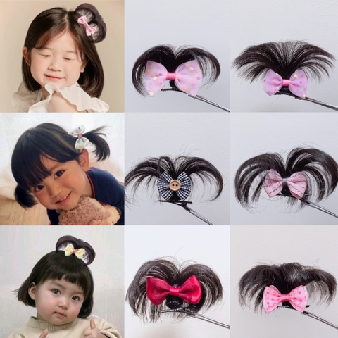 Kẹp Tóc Nơ Cho Bé Cao Cấp - Chỏm Tóc Cây Dừa Siêu Xinh Cho Bé Gái - Phụ Kiện Tóc Trẻ Em Sỉ Toàn Quốc