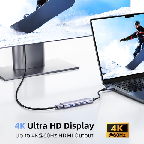 Cổng chuyển đổi Innostyle NexaLink 5-in-1 USB-C – TAC-51H