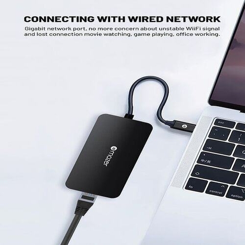 Mazer - Cổng chuyển đổi USB-C 6-in-1 Chính Hãng