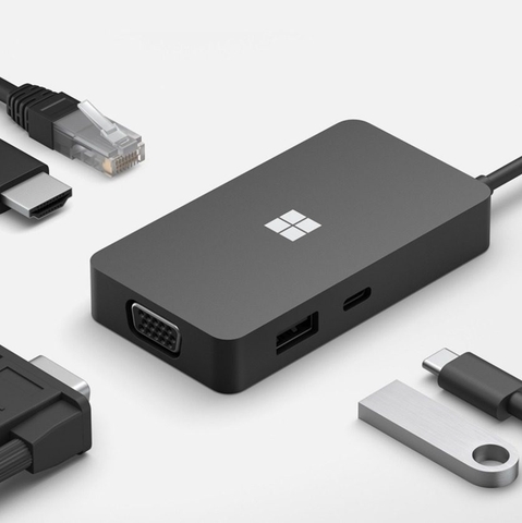 Microsoft USB Type C Travel HUB 5 in 1 Chính Hãng