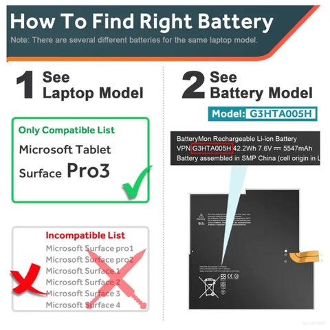 Thay pin Surface Pro 3