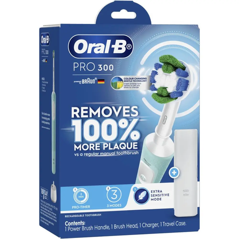 Bàn Chải Điện Oral-B Pro 300 Chính Hãng