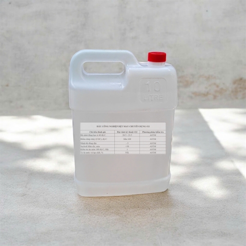 [ 10L ] Dầu máy công nghiệp dệt may chuyên dụng 22
