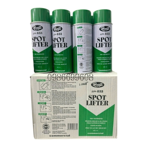 Tẩy dầu, tẩy ố trên vải JJW-833