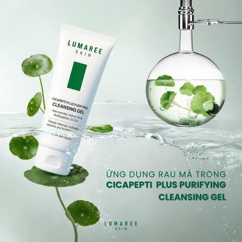 Lumaree Cicapepti Plus Purifying Cleansing Gel Rửa Mặt 50ml (CTY)