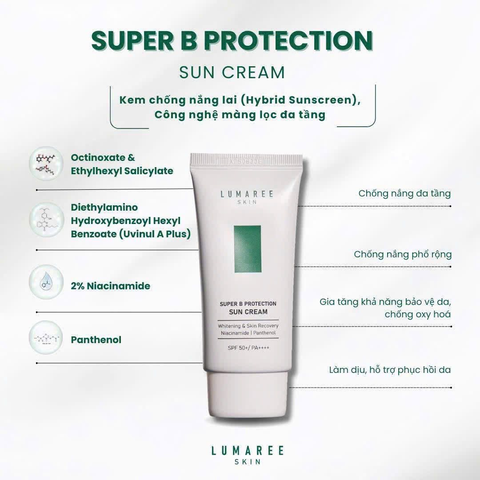 Lumaree Super B Protection Sun Cream KCN 50ml (CTY)