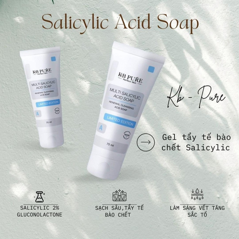 Kb Pure Gel Tẩy Tế Bào Chết  Salicylic Acid Soap 75Ml (Cty)