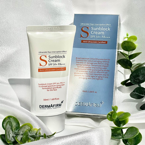 Kem Chống Nắng Vật Lý Dermafirm Sun Block Cream Spf 50+ Pa+++